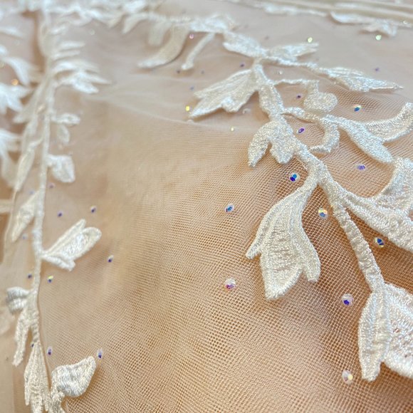 Sherri Hill, Ivory Ball Gown, Lace & Rhinestones - Picture 16 of 16